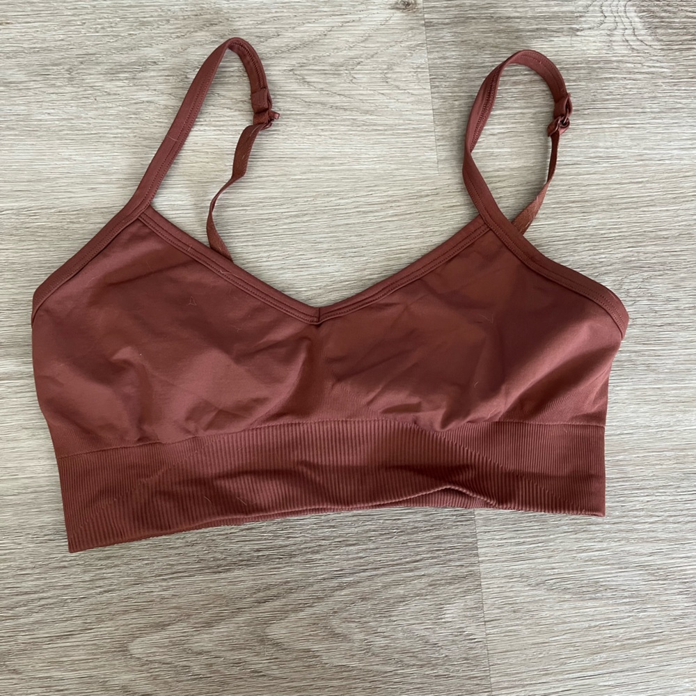 Lululemon ancient copper ebb to street bra size 8
